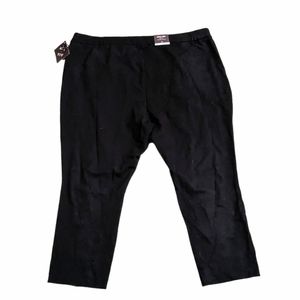 Ava and Viv Pants Black Skinny Ankle High Rise 4X Fitted Hip